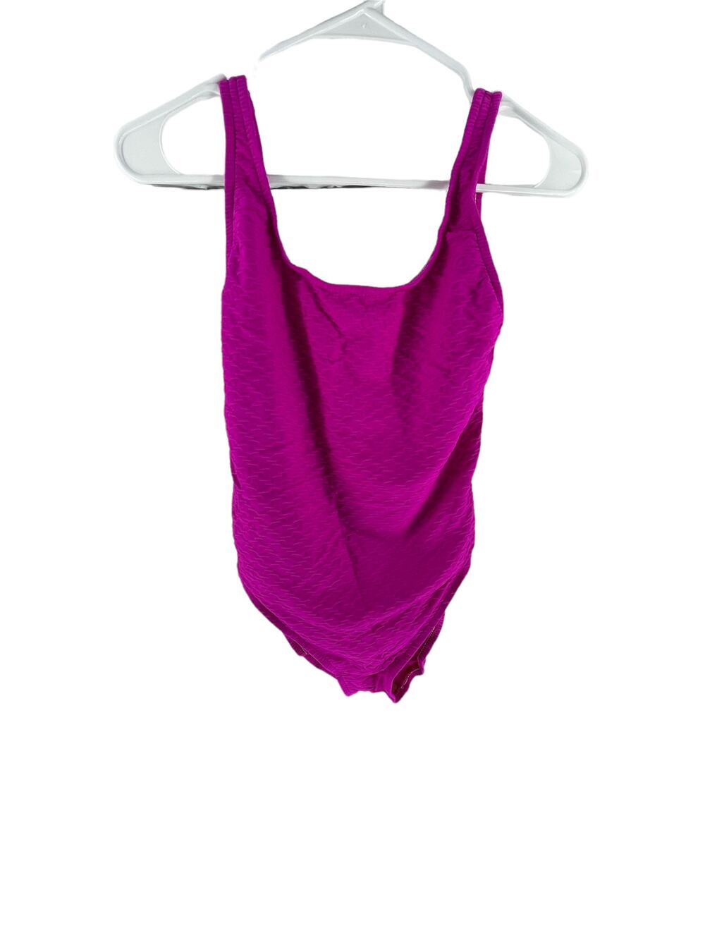 Gloria Vanderbilt Vintage Beachwear Pink One-Piece Swim Bathing Suit Women's